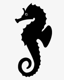 Seahorse Silhouette Png, Transparent Png, Transparent PNG
