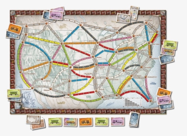 Ticket To Ride Map, HD Png Download, Transparent PNG