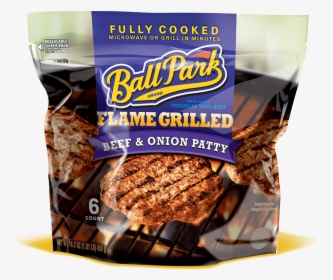 Ball Park Fully Cooked Frozen Flame Grilled Beef Onion - Ball Park Franks, HD Png Download, Transparent PNG