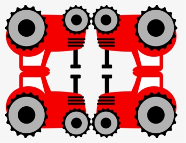 Red Tractor Cornerfarmhouseshop Fabric Clipart , Png, Transparent Png, Transparent PNG