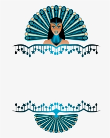 Peacock Feather Border Clipart - Peacock Vector A Png, Transparent Png, Transparent PNG