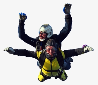 Tandem Parachute Jumpers - Skydiving Png, Transparent Png, Transparent PNG