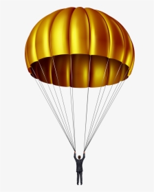Transparent Parachute Clipart Png - Golden Parachute, Png Download, Transparent PNG