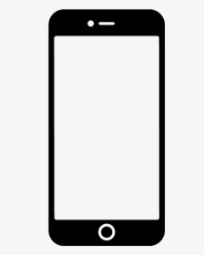Iphone 6 Plus Smartphone Mobile Phone Device Icon Vector - Iphone Placeholder, HD Png Download, Transparent PNG