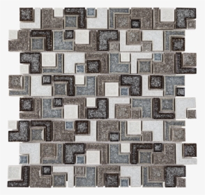 Rpc-13 Brown & Green Cracked Glass Maze Random Mosaic - Tile, HD Png Download, Transparent PNG