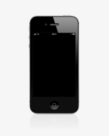 Transparent Phone Silhouette Png - Iphone 4, Png Download, Transparent PNG