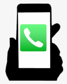 Call, Ringing, Answer, Hand, Silhouette, Clipart - Clip Art, HD Png Download, Transparent PNG