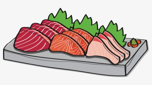 Cuisine,meat,food - Sashimi Clipart, HD Png Download, Transparent PNG