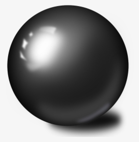 Black Ball Png - Black Ball 3d Png, Transparent Png, Transparent PNG