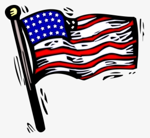 Vector Illustration Of American Flag Of United States - Political Autonomy Definition, HD Png Download, Transparent PNG