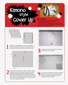 Materials & Steps To Create Your Kimono Style - Creative Arts, HD Png Download, Transparent PNG
