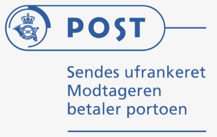 Transparent Blue Post It Png - Post Danmark, Png Download, Transparent PNG