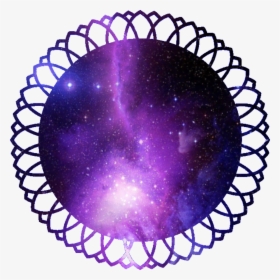 #galaxy #circle #space #cutout #stars #purple #border - Jackson Wang Icons Circle, HD Png Download, Transparent PNG