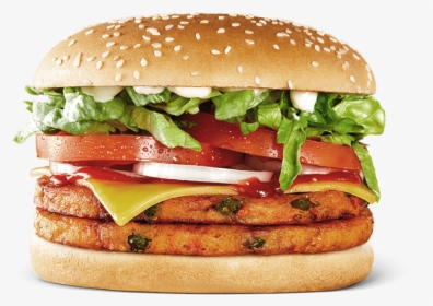 Vegan Cheeseburger - Hungry Jacks Vegan Burger, HD Png Download, Transparent PNG