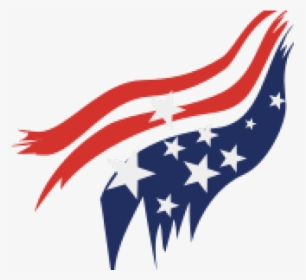 Waving American Flag Vector - Transparent Us Flag Vector, HD Png Download, Transparent PNG