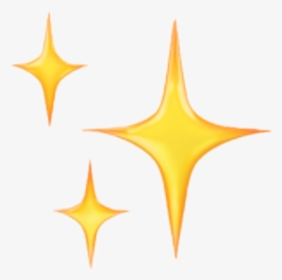 Transparent Yellow Sparkles Png - Emoji De Las Estrellas, Png Download, Transparent PNG