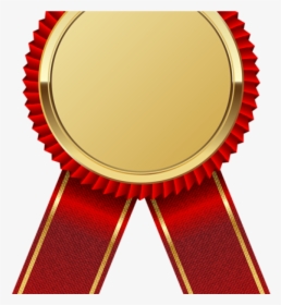 Ribbon Clipart Gold Medal With Red Png Image Frames - Transparent Background Medal Clipart, Png Download, Transparent PNG