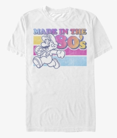 Super Mario Made In The 80s T-shirt, HD Png Download, Transparent PNG