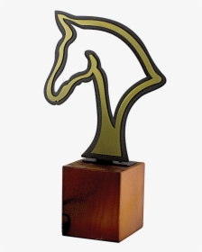 Metal Silhouette Horse Head Trophy - Trophy Horse, HD Png Download, Transparent PNG