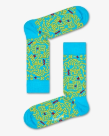 Product Image - Keith Haring Happy Socks, HD Png Download, Transparent PNG