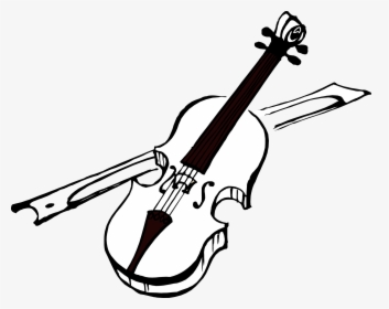 Violin Clip Art - Violin Clipart Black And White, HD Png Download, Transparent PNG
