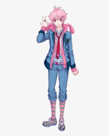Anime Boy With Pink Hair, HD Png Download, Transparent PNG