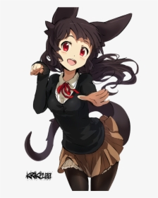 Cat Girl Anime Render By Kriki200 - Anime Girl Cat Png, Transparent Png, Transparent PNG