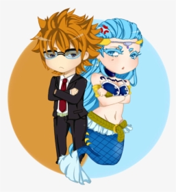 Png Royalty Free Download Aquarius Drawing Anime - Fairy Tail Aquarius And Leo, Transparent Png, Transparent PNG