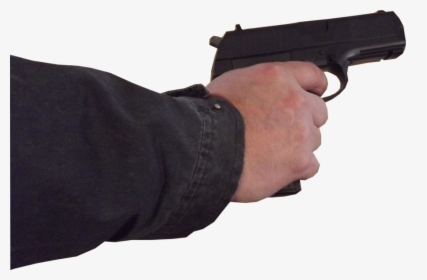 Shooting-range - Hand On Pistol Png, Transparent Png, Transparent PNG