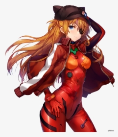 Asuka Langley - Cartoon, HD Png Download, Transparent PNG