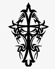 Lower-back Tattoo Christian Cross Tribe - New Picsart Editing Tattoo, HD Png Download, Transparent PNG