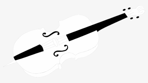 Transparent Violin Clipart Black And White - Violin White Png, Png Download, Transparent PNG