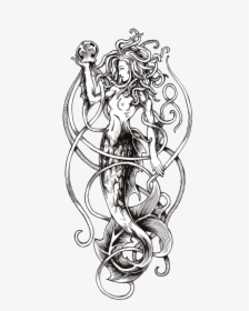 Clip Art Sirens Greek Mythology Google - Evil Siren Tattoo, HD Png Download, Transparent PNG