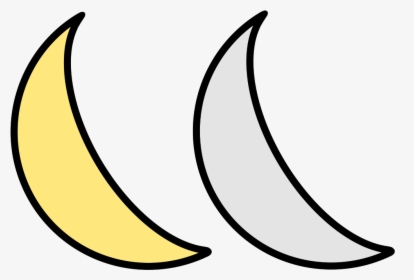 #moon #crescent #cheese #dust #space #yellow #grey, HD Png Download, Transparent PNG