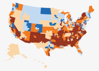 National Heat Map Of Congressional District Dci Scores - Map House Market Usa, HD Png Download, Transparent PNG