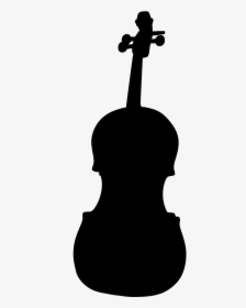 Transparent Cat And The Fiddle Clipart - Violin Silhouette Transparent, HD Png Download, Transparent PNG