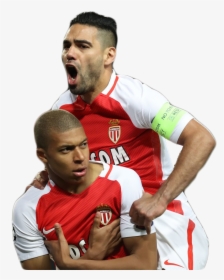 Radamel Falcao And Kylian Mbappe Png - Mbappe And Falcao Png, Transparent Png, Transparent PNG