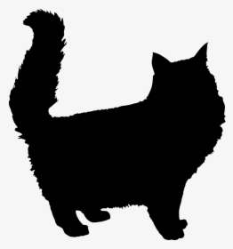 Cat Silhouette Transparent Background, HD Png Download, Transparent PNG