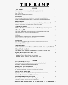 Kennebunkport Restaurant Dinner Menu - True Blue Butcher Table, HD Png Download, Transparent PNG