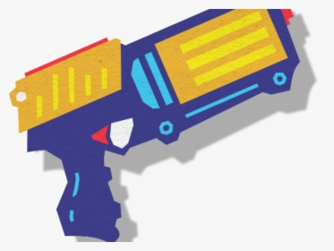 Bullet Clipart Nerf Bullet - Transparent Background Nerf Gun Clipart, HD Png Download, Transparent PNG
