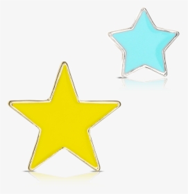 [box] Duo Star Box Shoelace Charms Pilz - Red Green Flag Yellow Star, HD Png Download, Transparent PNG