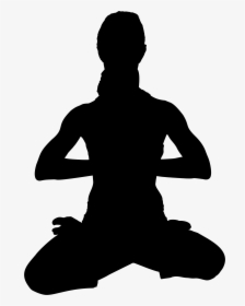 Onlinelabels Clip Art Female - Sitting Pose Yoga Clip Art, HD Png Download, Transparent PNG