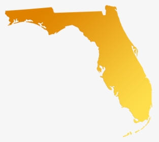 Florida Map Outline Png - Florida State Image Transparent, Png Download, Transparent PNG
