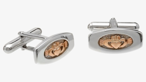 Claddagh Cufflinks - Silver, HD Png Download, Transparent PNG