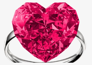 Red Diamonds Clip Art - Red Diamond Heart, HD Png Download, Transparent PNG