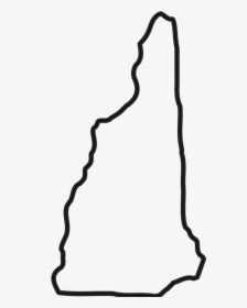 Clip Art New Hampshire Outline - Outline Of New Hampshire, HD Png Download, Transparent PNG
