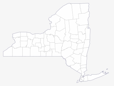 Clip Art File Map Of County - New York State County Map Png, Transparent Png, Transparent PNG