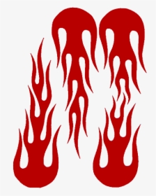 Red Tall Flames - Flames For Cars, HD Png Download, Transparent PNG