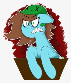 Fanart Of @neko-snicker Of Her Oc Being An Angry Pony - Cartoon, HD Png Download, Transparent PNG