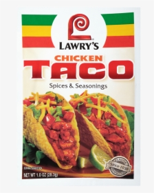 Chicken Taco - Lawry's Chicken Taco Seasoning, HD Png Download, Transparent PNG